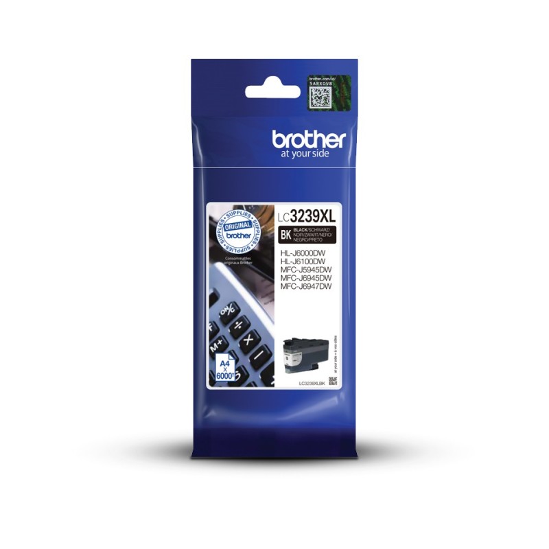 Brother LC-3239XLBK cartuccia d'inchiostro 1 pz Originale Resa elevata (XL) Nero