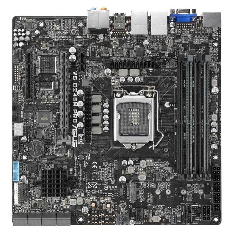 ASUS WS C246M PRO Intel C246 LGA 1151 (Socket H4) micro ATX