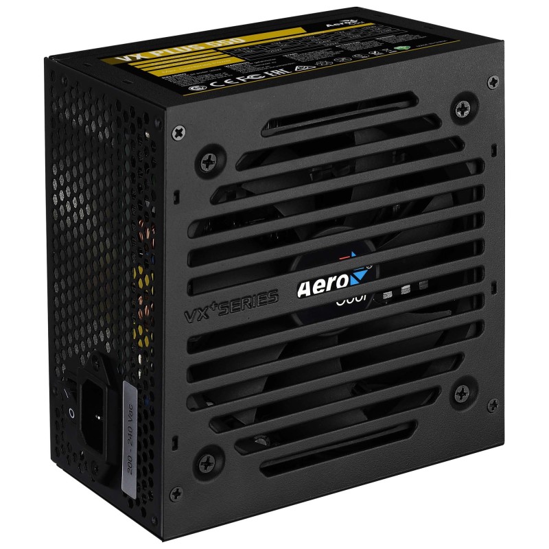 Aerocool VX PLUS 550 alimentatore per computer 550 W 20+4 pin ATX ATX Nero