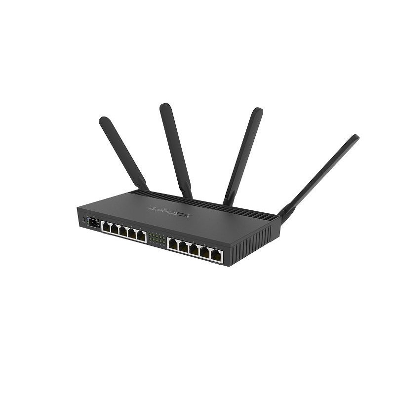Mikrotik RB4011iGS+5HacQ2HnD-IN router wireless Gigabit Ethernet Dual-band (2.4 GHz 5 GHz) Nero