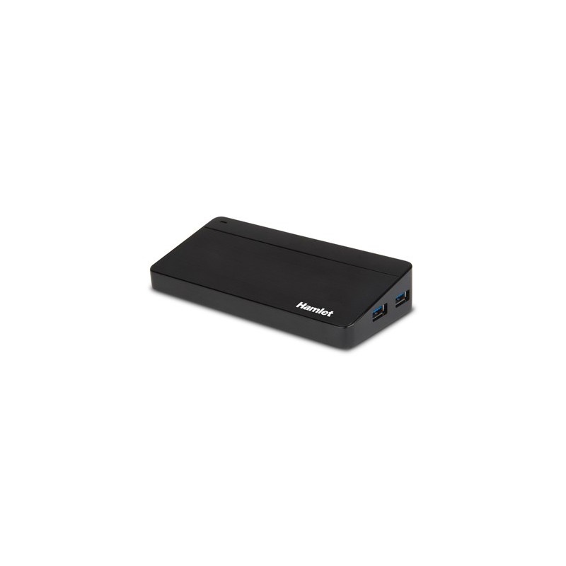 Hamlet XHUB70036 hub di interfaccia USB 3.2 Gen 1 (3.1 Gen 1) Type-B 5000 Mbit s Nero