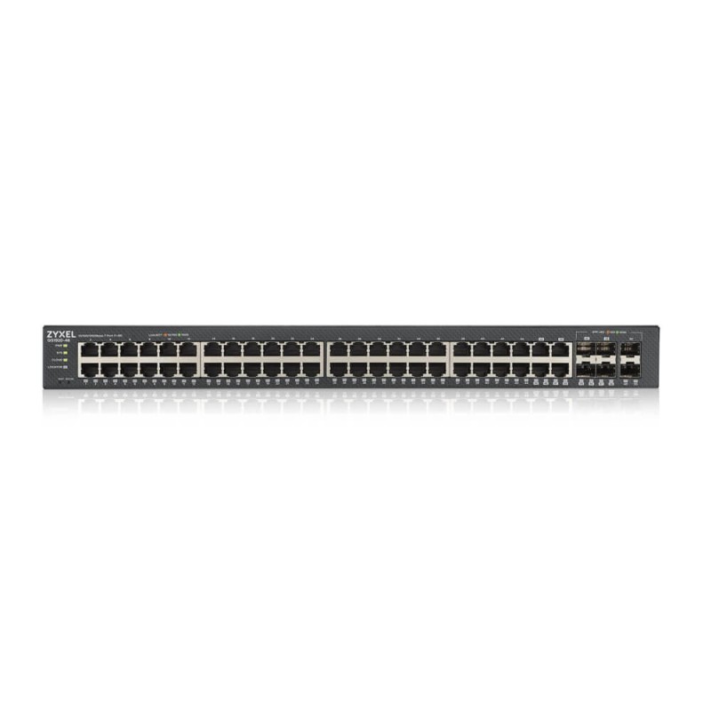 Zyxel GS1920-48V2 Gestito Gigabit Ethernet (10 100 1000) Nero