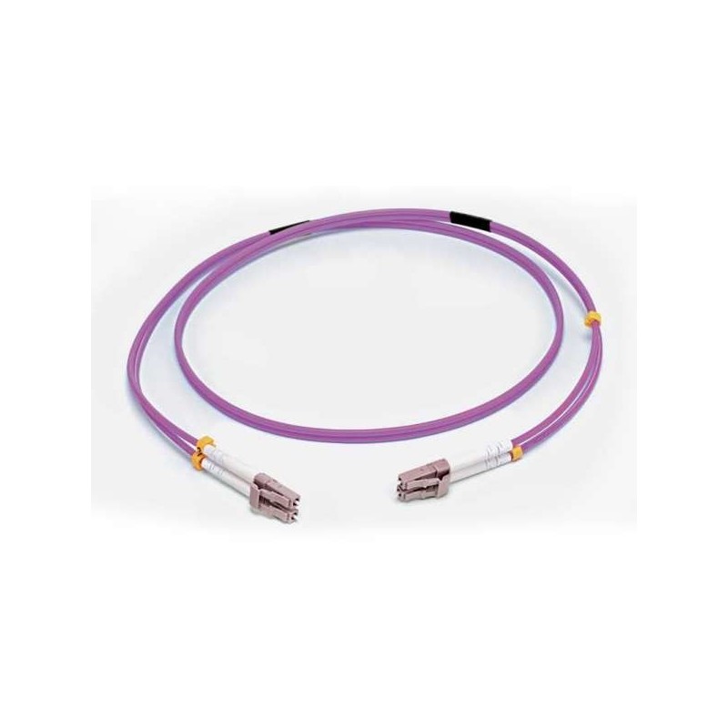 C2G CAVO PATCH IN FIBRA OM4 LSZH LC LC 2 M - VIOLA