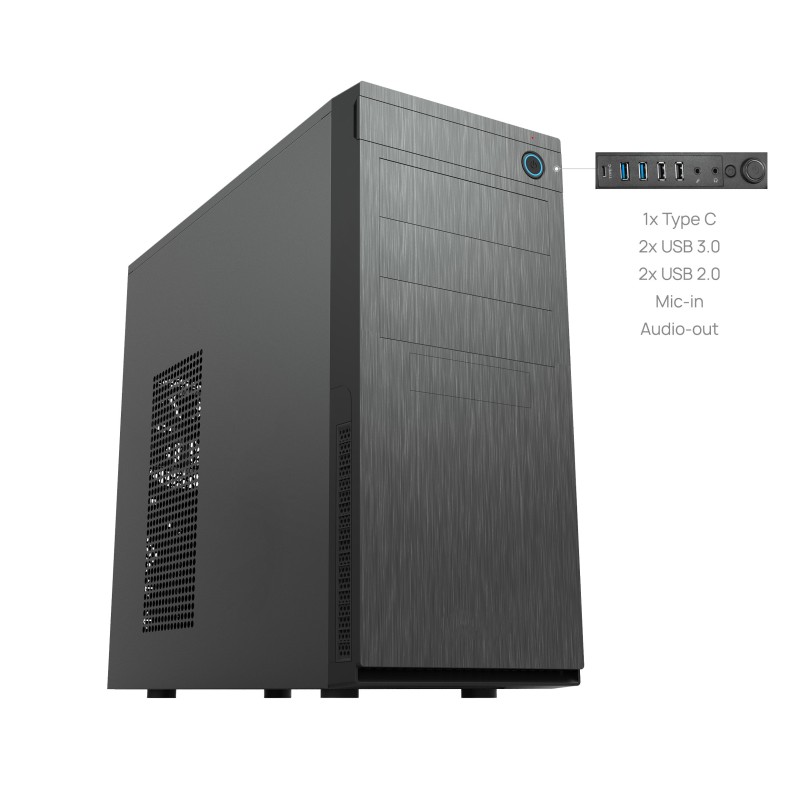 Chieftec HC-10B-OP computer case Mini Tower Nero