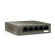 Tenda TEF1105P-4-38W switch di rete Non gestito L2 Fast Ethernet (10 100) Supporto Power over Ethernet (PoE) Grigio