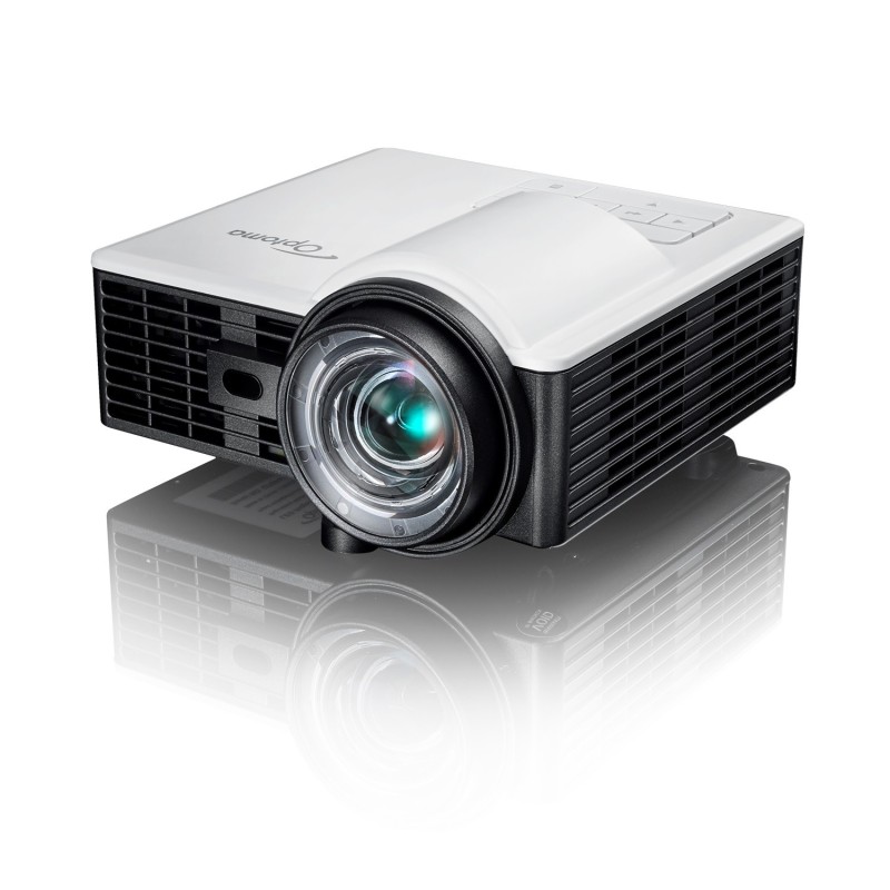 Optoma ML1050ST+ videoproiettore Proiettore a corto raggio 1000 ANSI lumen DLP WXGA (1280x800) Compatibilità 3D Nero, Bianco