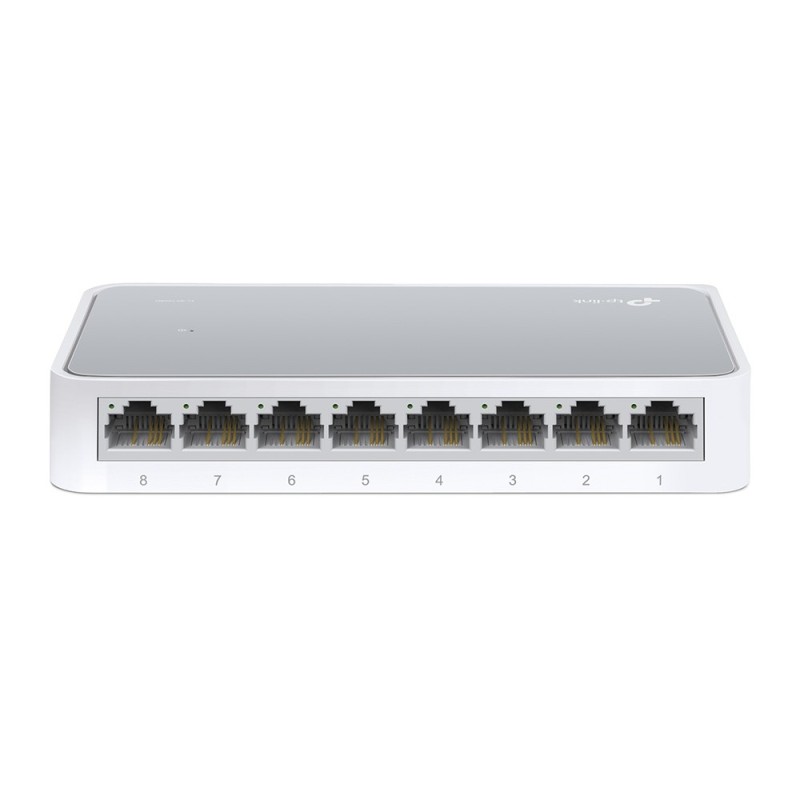 TP-Link TL-SF1008D switch di rete Non gestito Fast Ethernet (10 100) Bianco