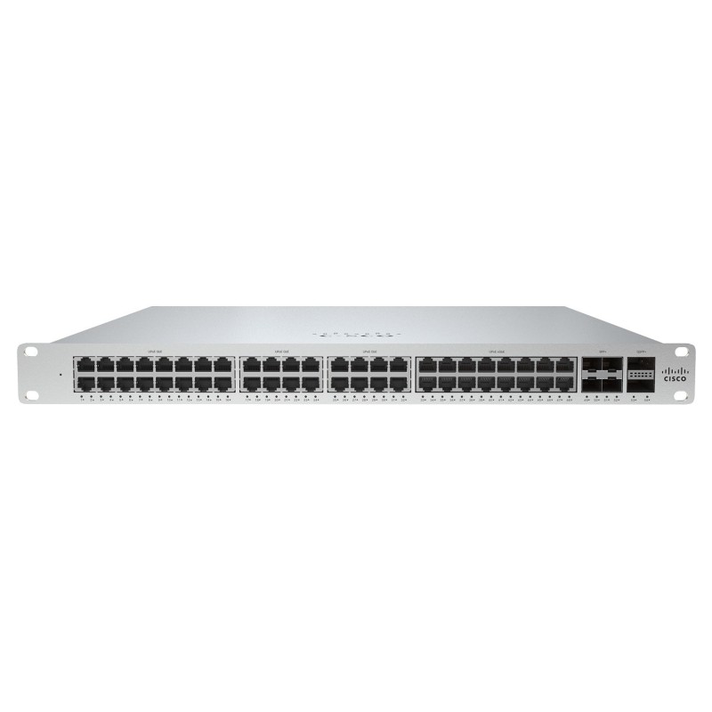 Cisco Meraki MS355-48X-HW switch di rete Gestito L3 10G Ethernet (100 1000 10000) Supporto Power over Ethernet (PoE) 1U Argento