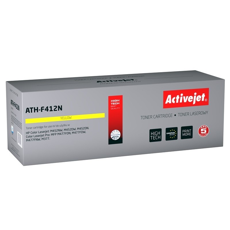 Activejet ATH-F412N cartuccia toner 1 pz Compatibile Giallo