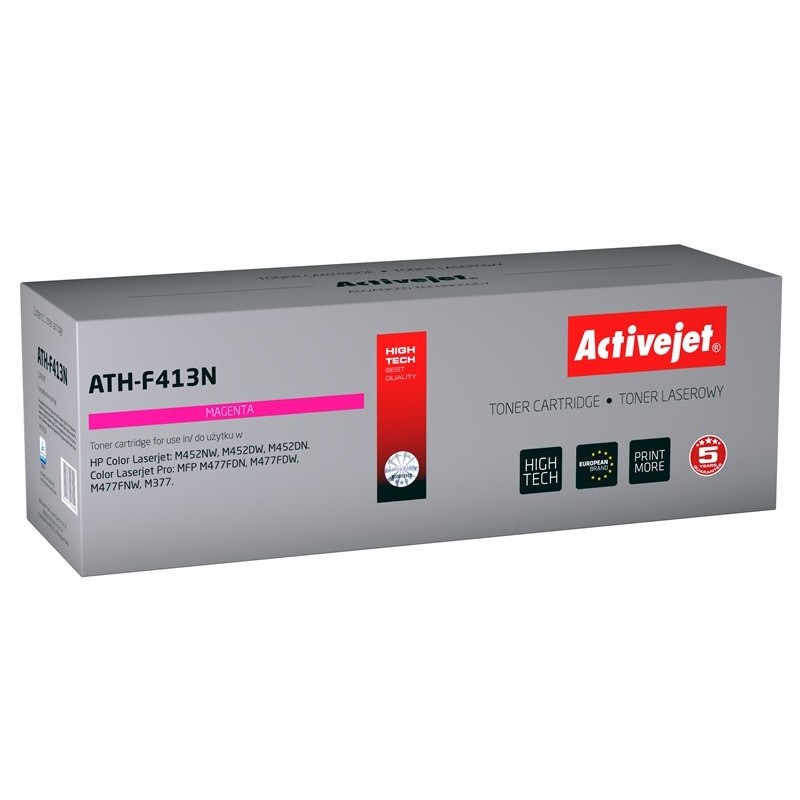 Activejet ATH-F413N cartuccia toner 1 pz Compatibile Magenta