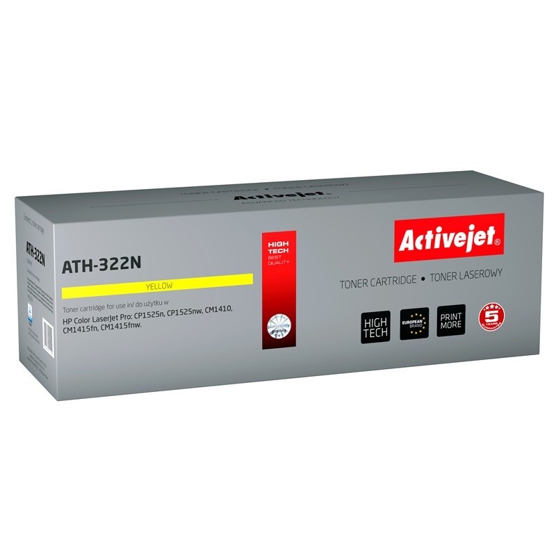 Activejet ATH-322N cartuccia toner 1 pz Compatibile Giallo