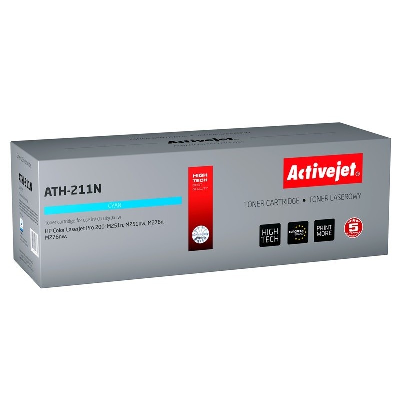 Activejet ATH-211N cartuccia toner 1 pz Compatibile Ciano