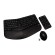 V7 Tastiera, mouse e combinazione con tastierino wireless ergonomici