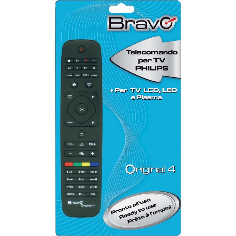 Bravo Original 4 telecomando IR Wireless TV Pulsanti
