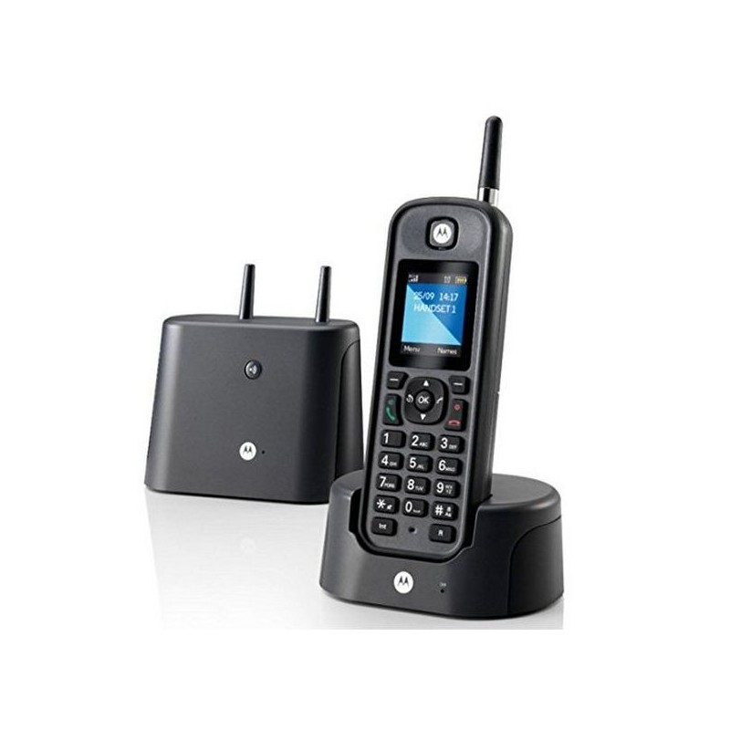 Motorola O201 Telefono DECT Identificatore di chiamata Nero
