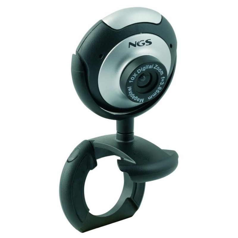 NGS XpressCam300 webcam 5 MP USB 2.0 Nero, Argento