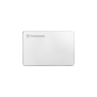 Transcend StoreJet 25C3S disco rigido esterno 1 TB Argento