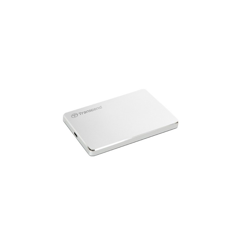 Transcend StoreJet 25C3S disco rigido esterno 1 TB Argento