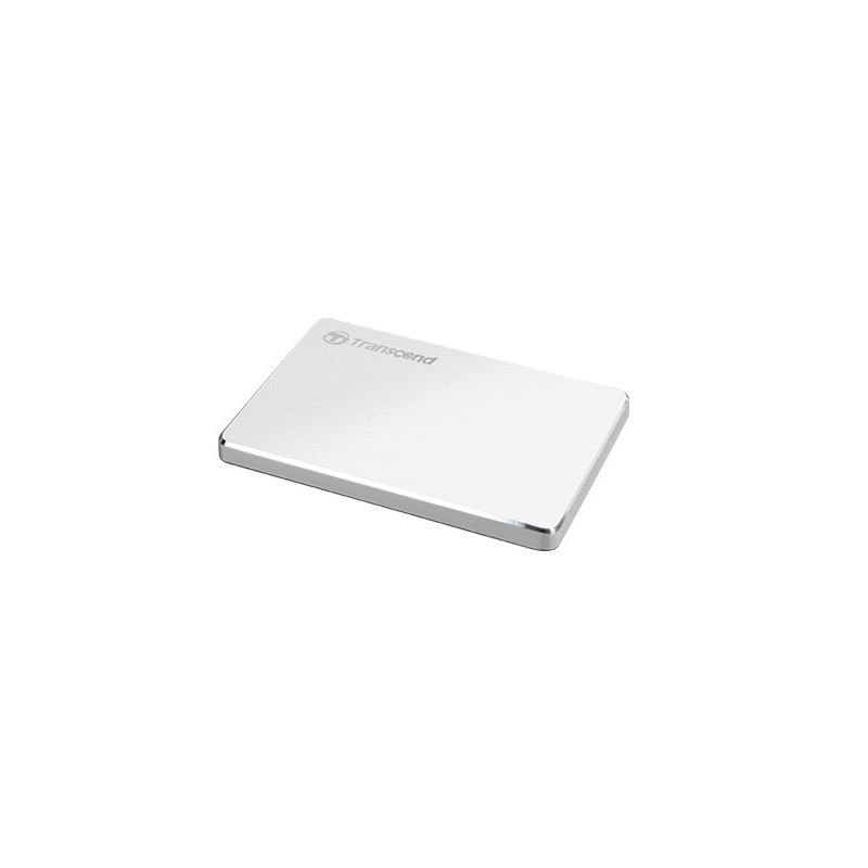 Transcend StoreJet 25C3S disco rigido esterno 2 TB Argento