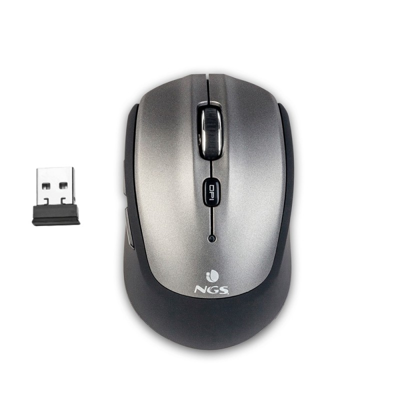 NGS FRIZZ DUAL mouse Ambidestro RF senza fili + Bluetooth Ottico 1600 DPI