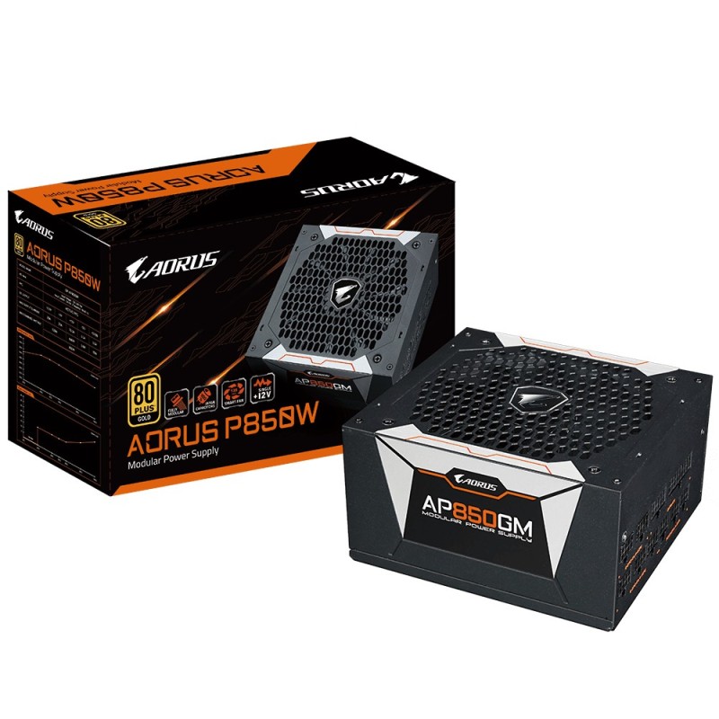 Gigabyte GP-AP850GM alimentatore per computer 850 W 20+4 pin ATX ATX Nero