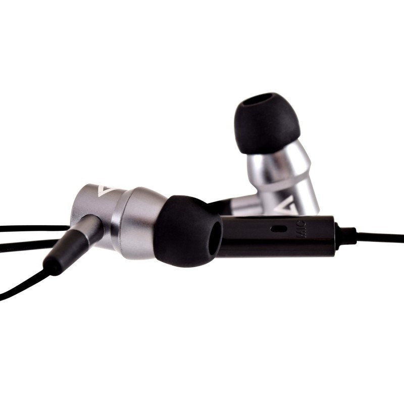 V7 Auricolari stereo con isolamento acustico di 3,5 mm con microfono in linea, iPad, iPhone, mp3, iPod, iPad, tablet,