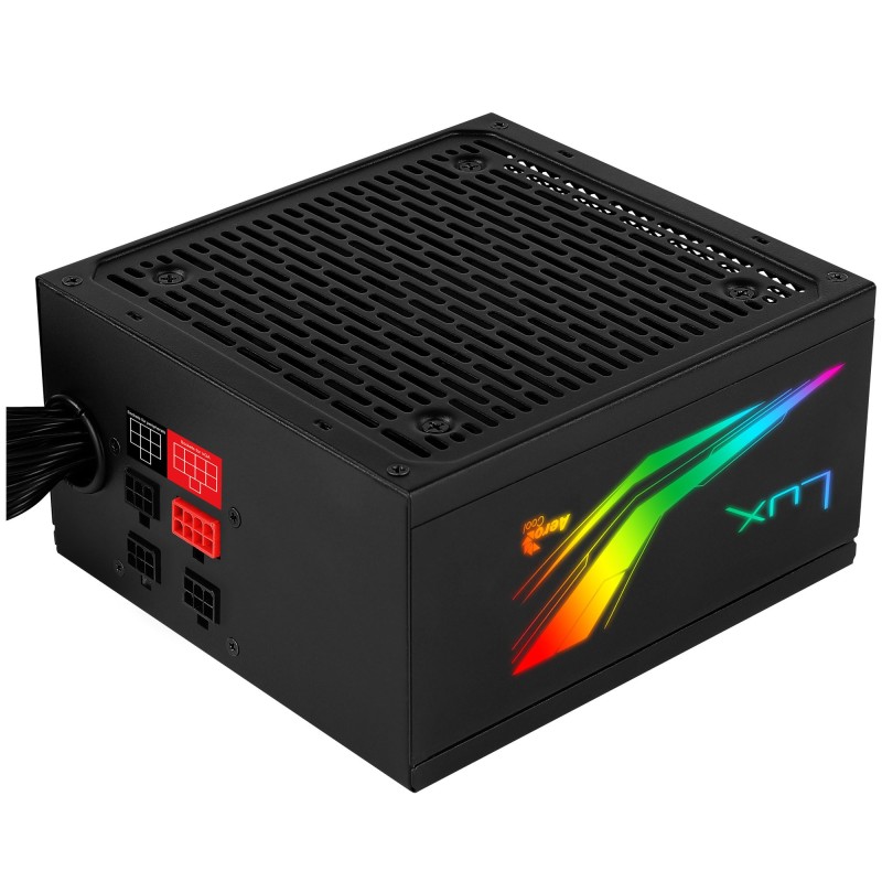 Aerocool LUX RGB 550M alimentatore per computer 550 W 20+4 pin ATX Nero