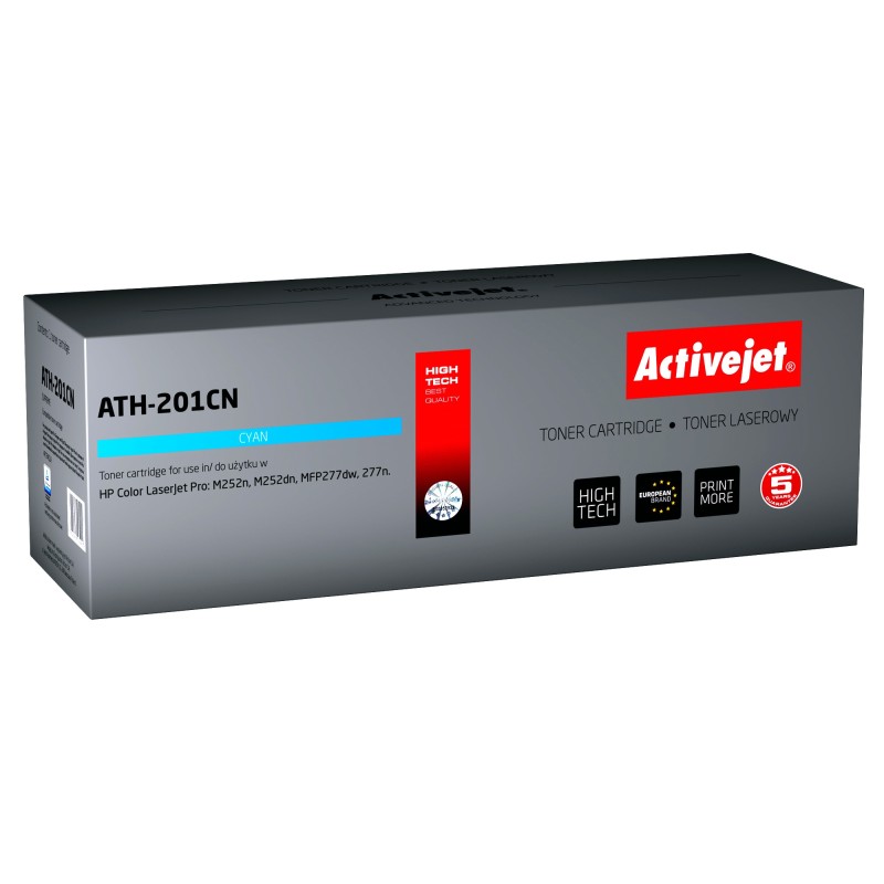 Activejet ATH-201CN cartuccia toner 1 pz Compatibile Ciano