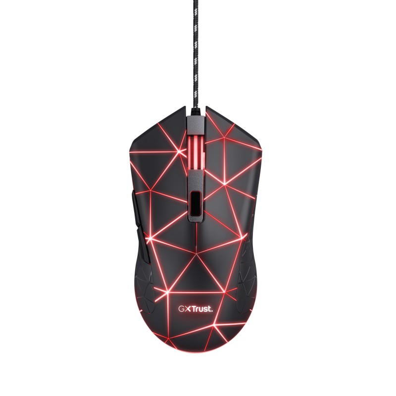 Trust GXT 133 Locx mouse Mano destra USB tipo A Ottico 4000 DPI