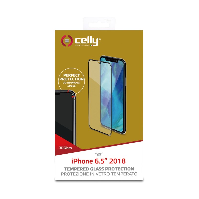 Celly 3D Glass Pellicola proteggischermo trasparente Apple 1 pz