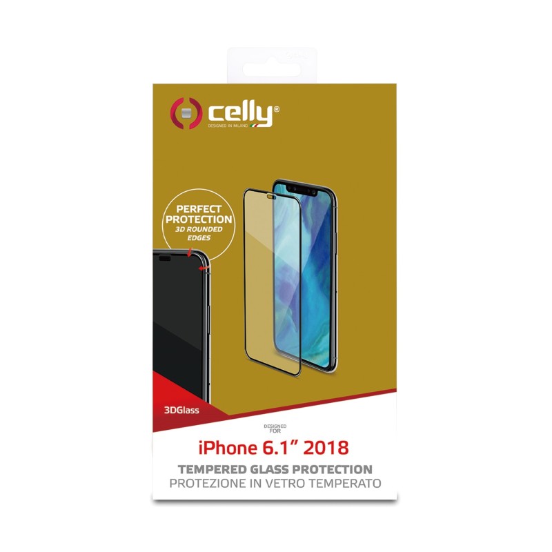 Celly 3D Glass Pellicola proteggischermo trasparente Apple 1 pz