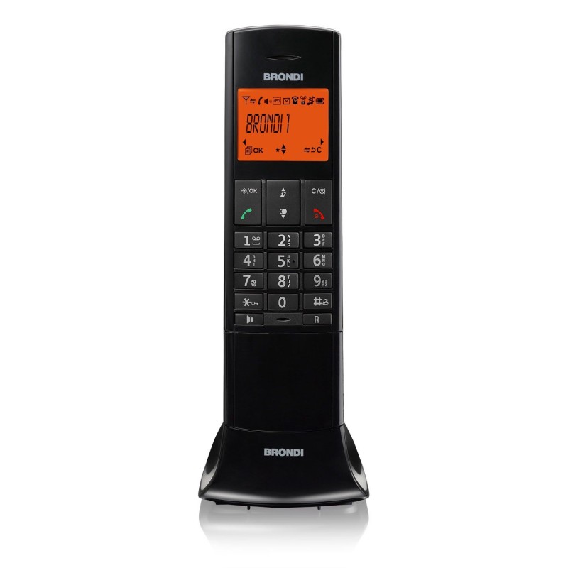 Brondi Lemure Telefono DECT Identificatore di chiamata Nero