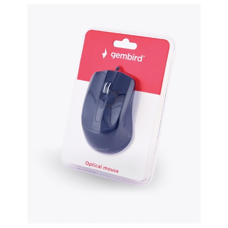 Gembird MUS-4B-01 mouse Ambidestro USB tipo A Ottico 1200 DPI