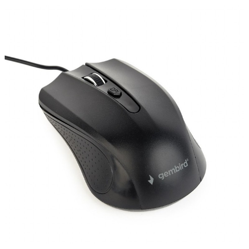 Gembird MUS-4B-01 mouse Ambidestro USB tipo A Ottico 1200 DPI