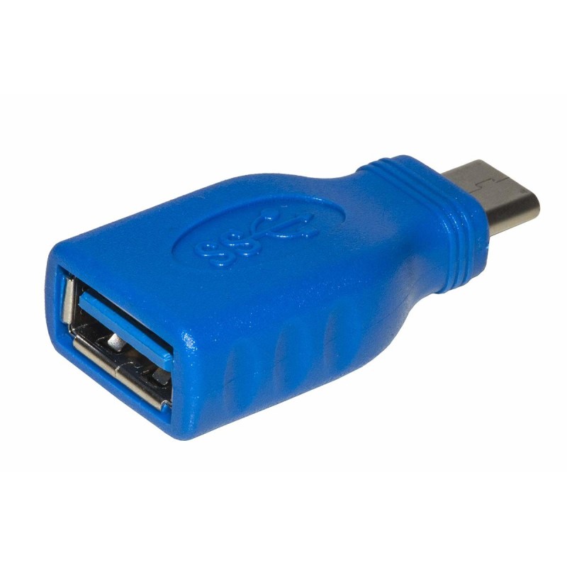 Link Accessori LKADAT116 adattatore per inversione del genere dei cavi USB 3.0 Type C USB 3.0 A Blu