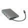 ROLINE 12.02.1021 replicatore di porte e docking station per laptop Cablato USB 3.2 Gen 2 (3.1 Gen 2) Type-C Grigio