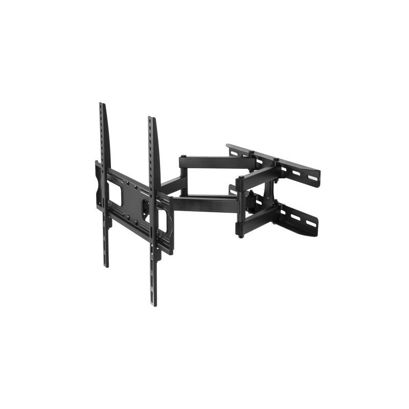 Maclean MC-760 Supporto TV a parete 139,7 cm (55") Nero