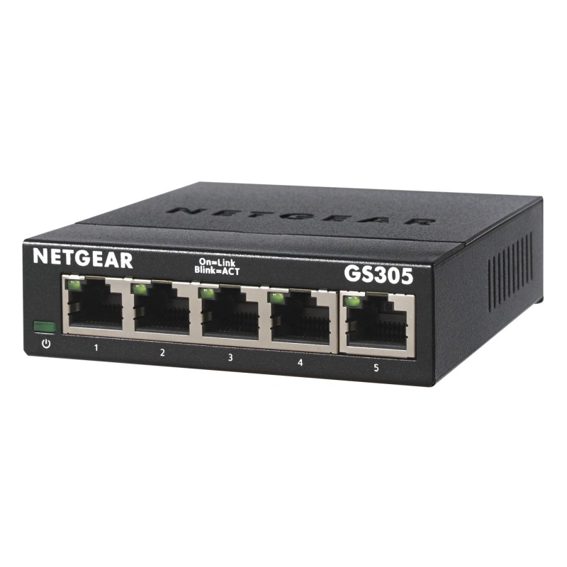 NETGEAR GS305 Non gestito L2 Gigabit Ethernet (10 100 1000) Nero
