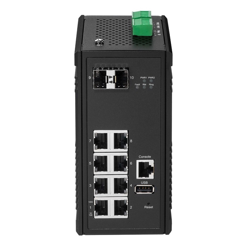 Edimax IGS-5208 switch di rete Gestito Gigabit Ethernet (10 100 1000) Nero