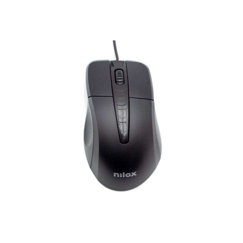 Nilox MOUSB1001 mouse Mano destra Ottico 1000 DPI