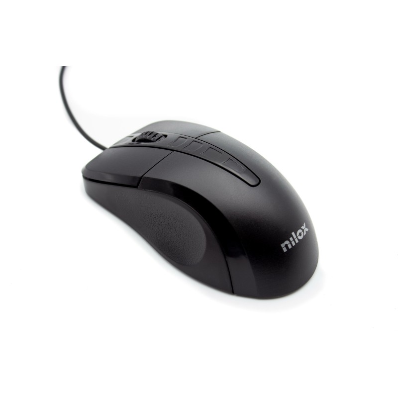 Nilox MOUSB1001 mouse Mano destra Ottico 1000 DPI