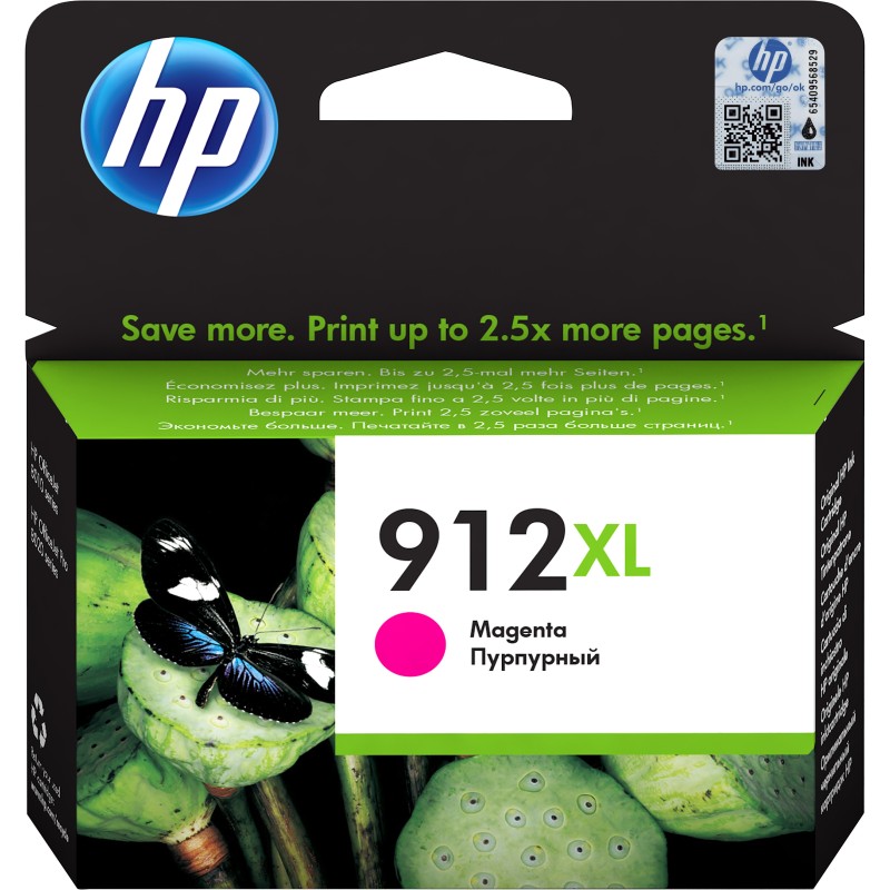 HP Cartuccia di inchiostro magenta originale 912XL ad alta capacità