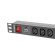 Lanberg PDU-10I-0200-IEC-BK unità di distribuzione dell'energia (PDU) 10 presa(e) AC 1U Nero