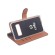 Celly WALLY891 custodia per cellulare 16,3 cm (6.4") Custodia a borsellino Nero, Marrone