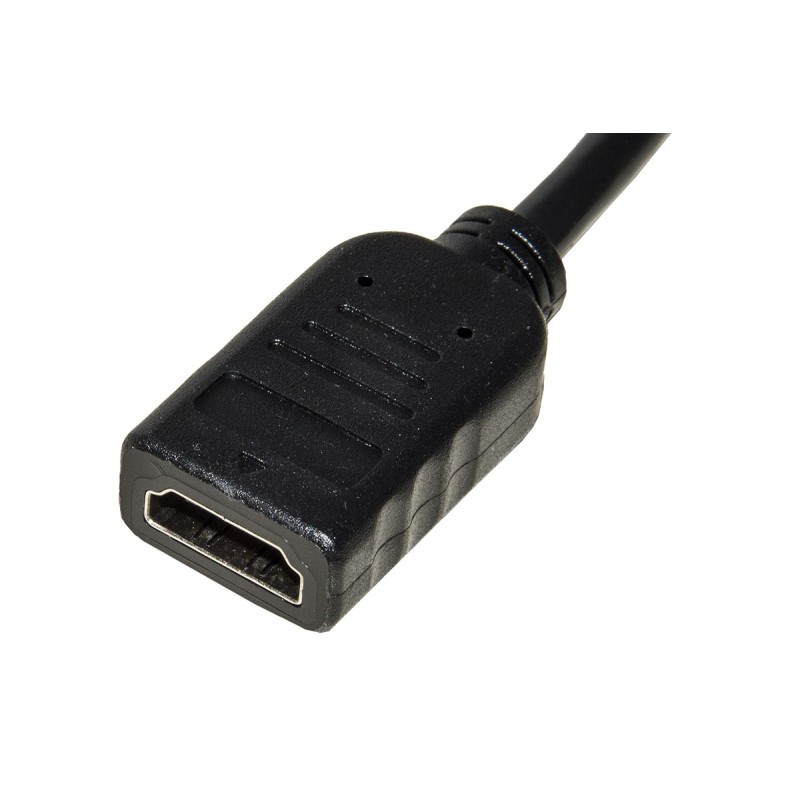 Link Accessori LKADAT20 cavo e adattatore video 0,15 m DisplayPort HDMI Nero