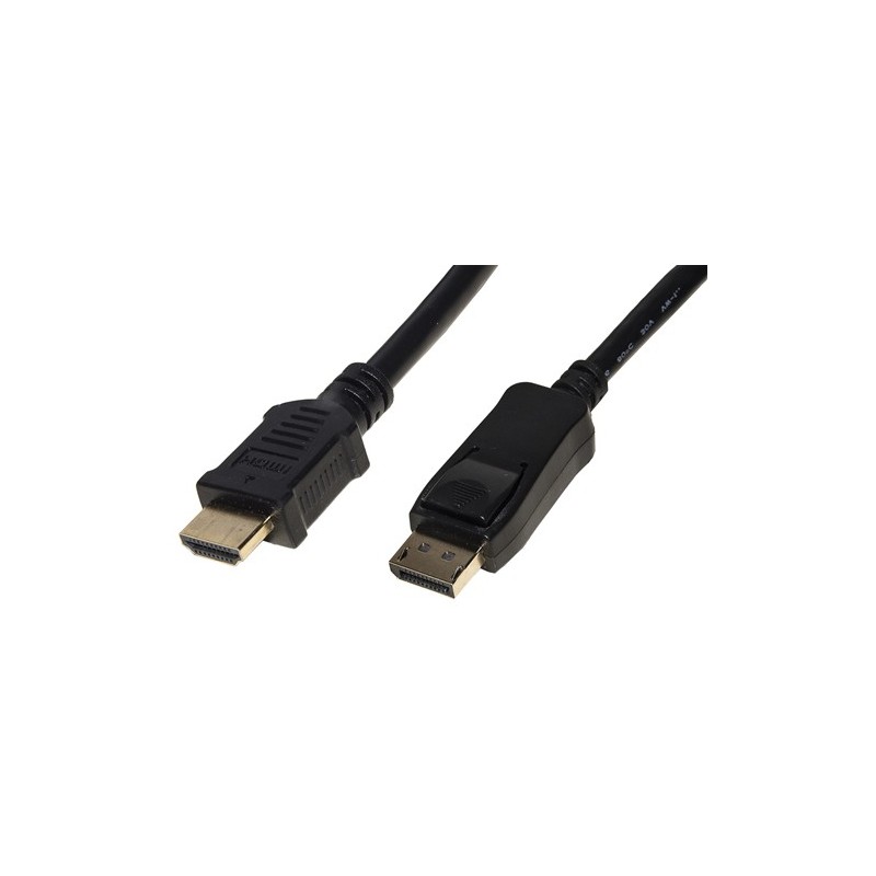 Link Accessori LKCDPH18 cavo e adattatore video 1,8 m DisplayPort HDMI tipo A (Standard) Nero