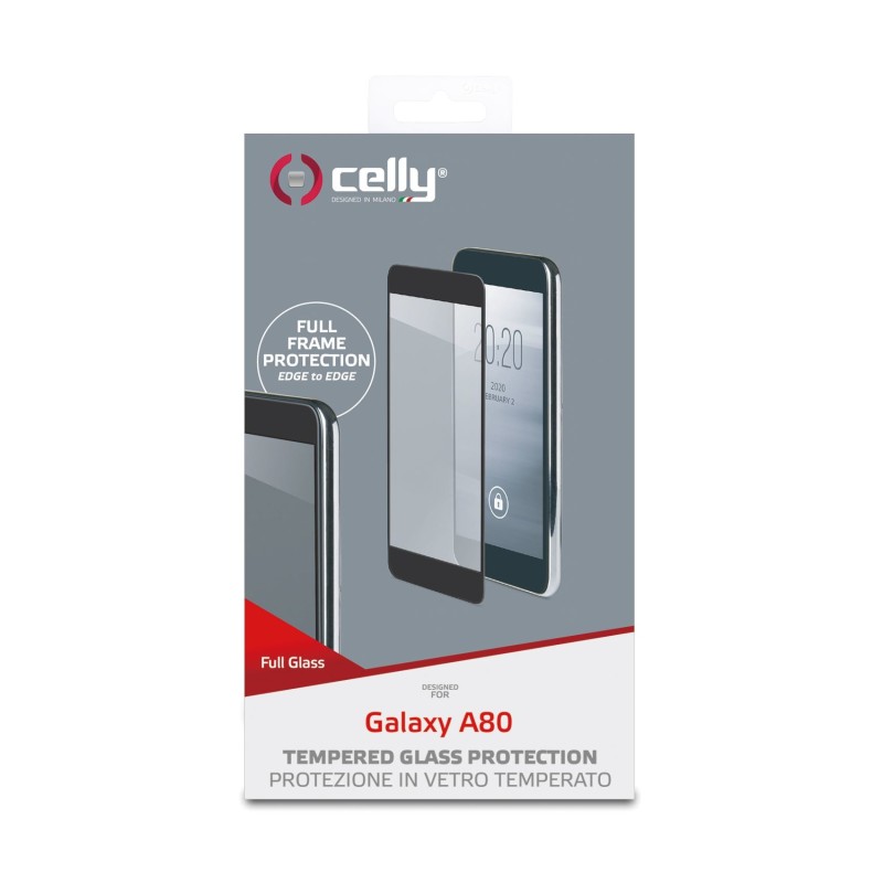 Celly FULLGLASS856BK protezione per lo schermo e il retro dei telefoni cellulari Pellicola proteggischermo trasparente Samsung
