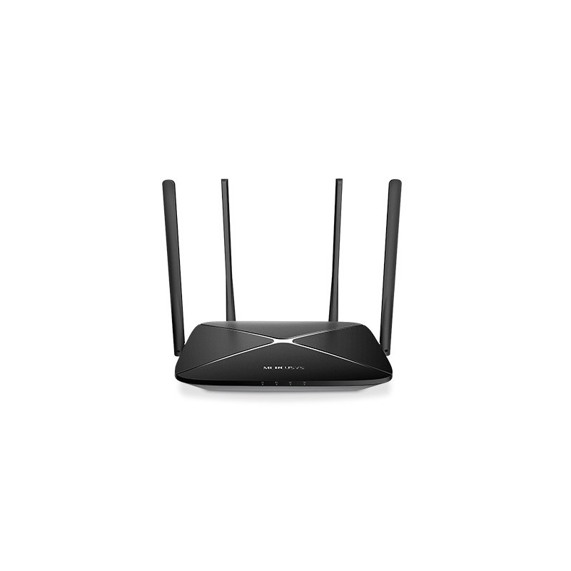 Mercusys AC12G router wireless Gigabit Ethernet Dual-band (2.4 GHz 5 GHz) Nero