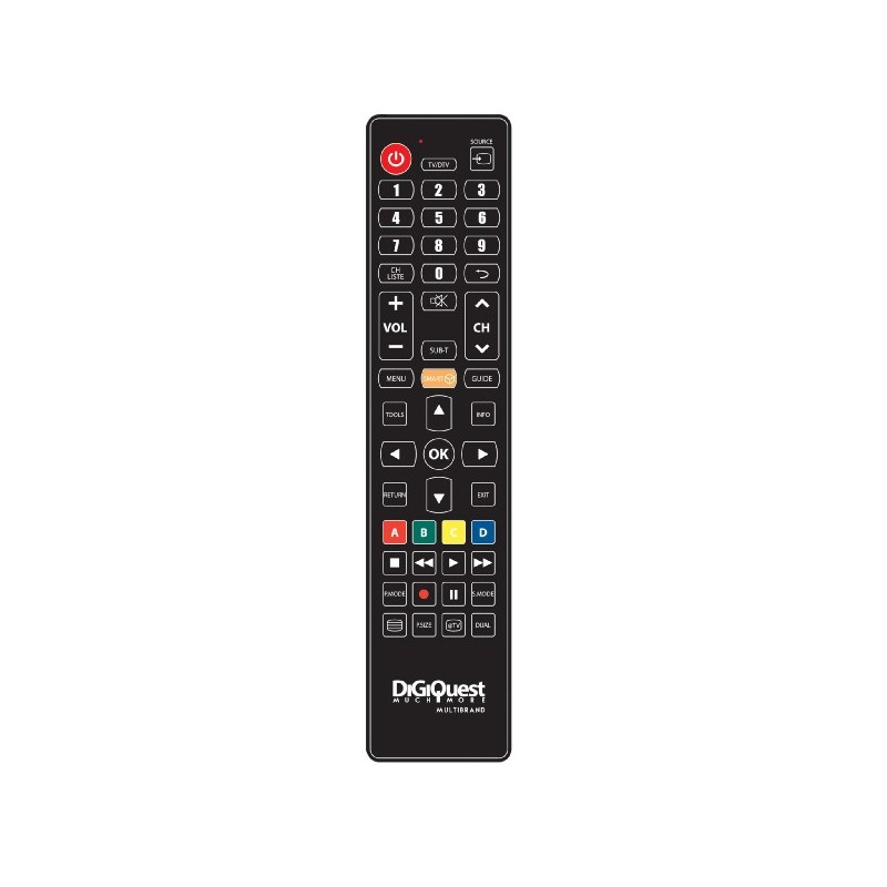 Digiquest TLC114 telecomando IR Wireless TV Pulsanti