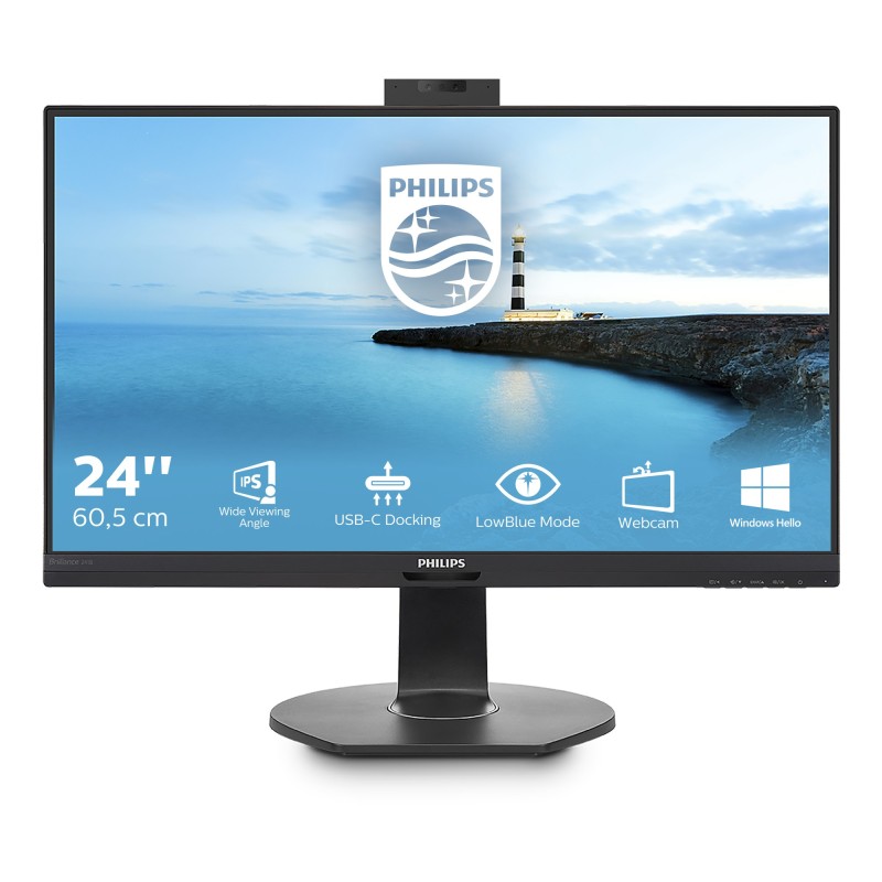 Philips B Line 241B7QUBHEB 00 LED display 60,5 cm (23.8") 1920 x 1080 Pixel Full HD Nero